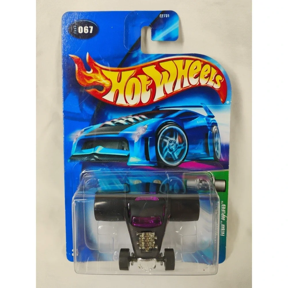 2004 Hot Wheels #67 First Editions 67/100 FATBAX DUPLIFIED Black Purple-Window